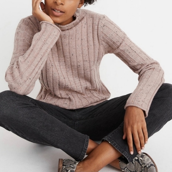 Madewell Sweaters - Madewell M Donegal Evercrest Turtleneck Sweater